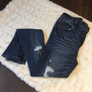 High rise simone super skinny jeans.